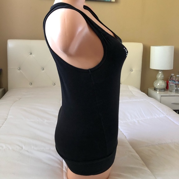 Bebe SWARVOSKI JERSEY TOP - Picture 3 of 7